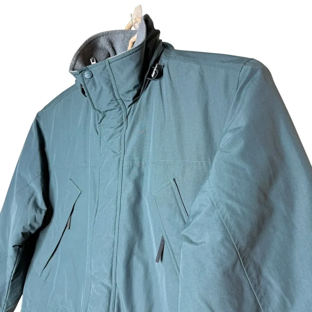 L.L. Bean Men’s Jacket Size L Green Coat Parka Polartec Hooded Thinsulate